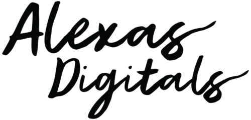 Alexas Digitals Logo - Sekundär - Eerie Black - 1C1E1C